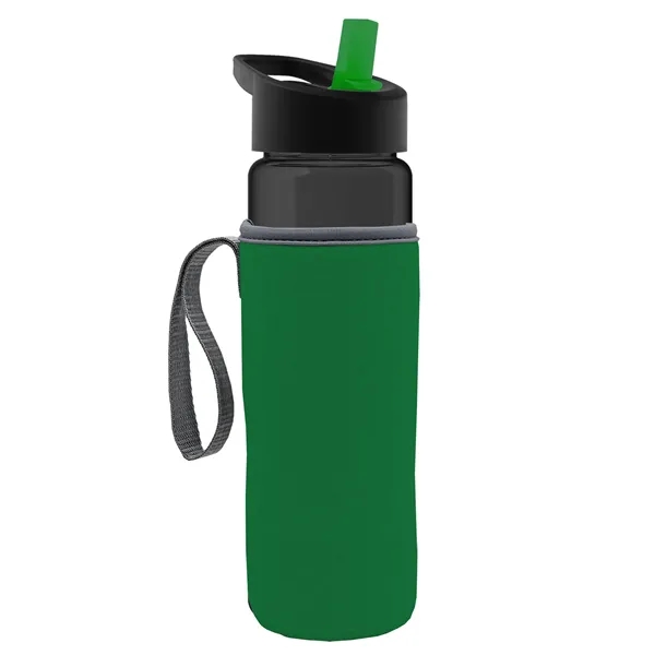 24 Oz Bottle- Flip Straw Lid & Insulator Caddy... from ASI 40480 Koozie Group