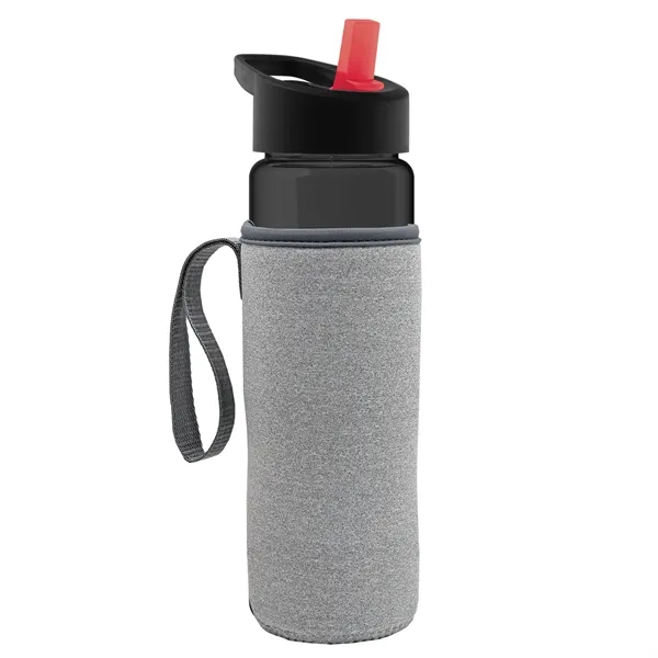 24 Oz Bottle- Flip Straw Lid & Insulator Caddy... from ASI 40480 Koozie Group