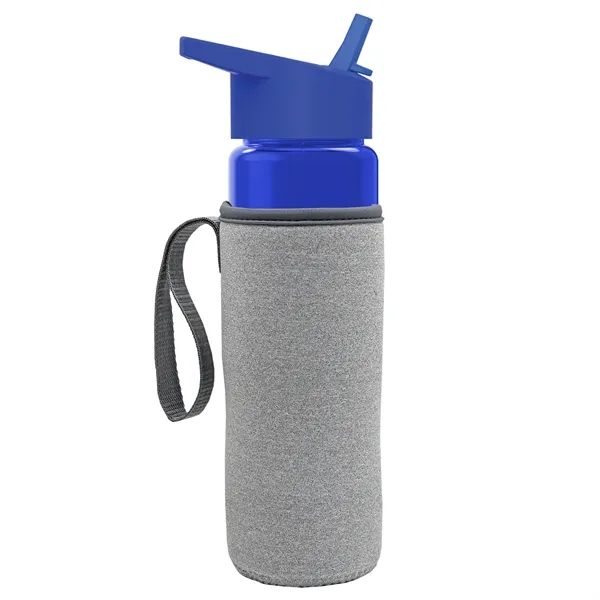 24 Oz Bottle- Flip Straw Lid & Insulator Caddy... from ASI 40480 Koozie Group