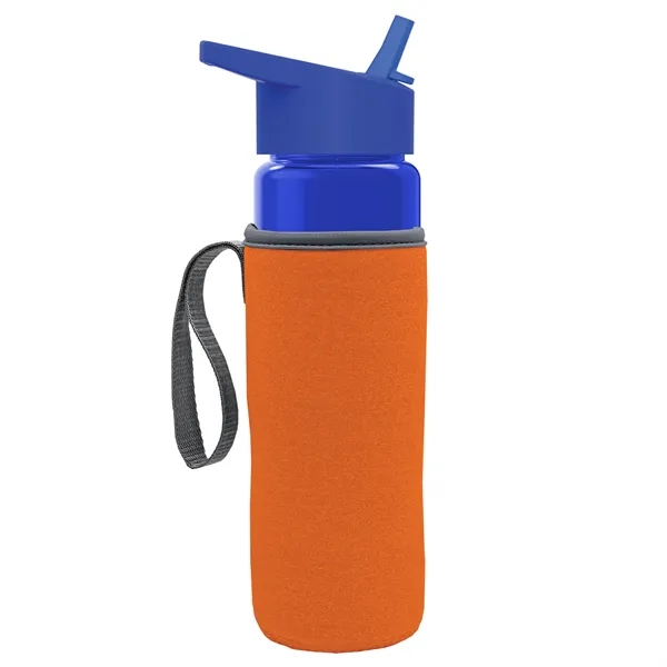 24 Oz Bottle- Flip Straw Lid & Insulator Caddy... from ASI 40480 Koozie Group