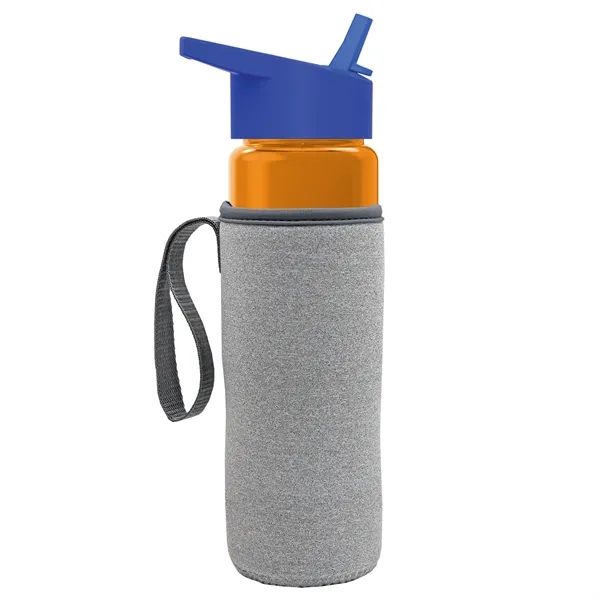 24 Oz Bottle- Flip Straw Lid & Insulator Caddy... from ASI 40480 Koozie Group