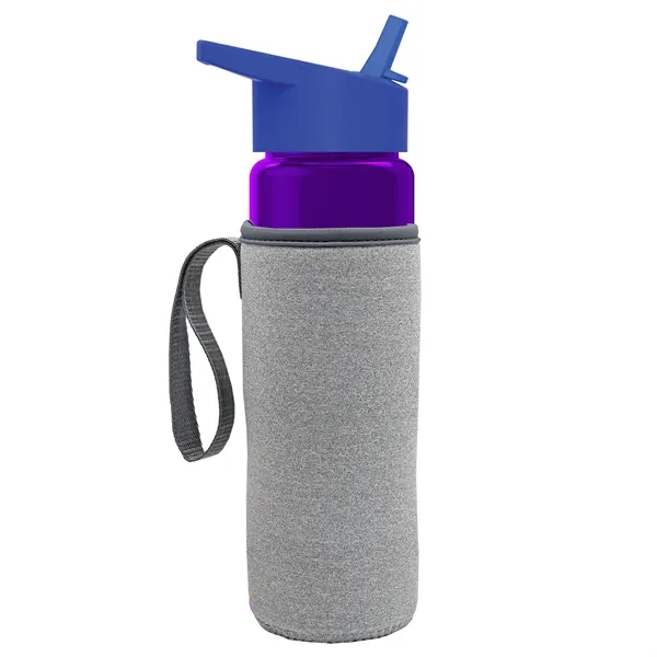 24 Oz Bottle- Flip Straw Lid & Insulator Caddy... from ASI 40480 Koozie Group