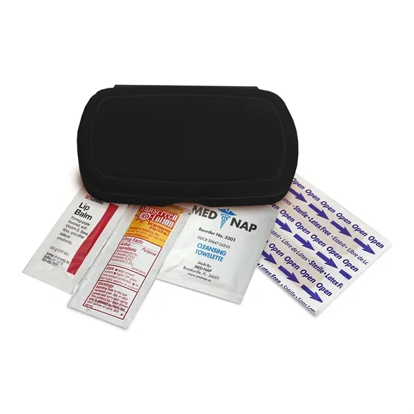 Summer first aid kit. Oval shape, pocket size, elegant details.... from ASI 40480 Koozie Group