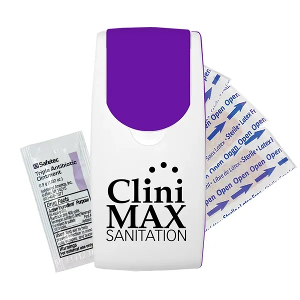 First aid kit, slim and convenient with a flip top lid,... from ASI 40480 Koozie Group