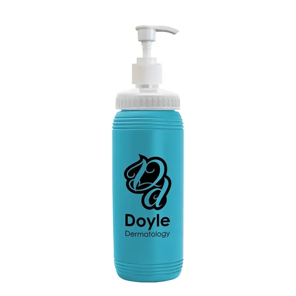 16 oz. The Pint Pump Bottle With View Stripe. Features Clear... from ASI 40480 Koozie Group