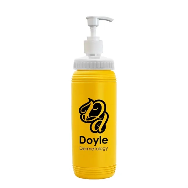 16 oz. The Pint Pump Bottle With View Stripe. Features Clear... from ASI 40480 Koozie Group