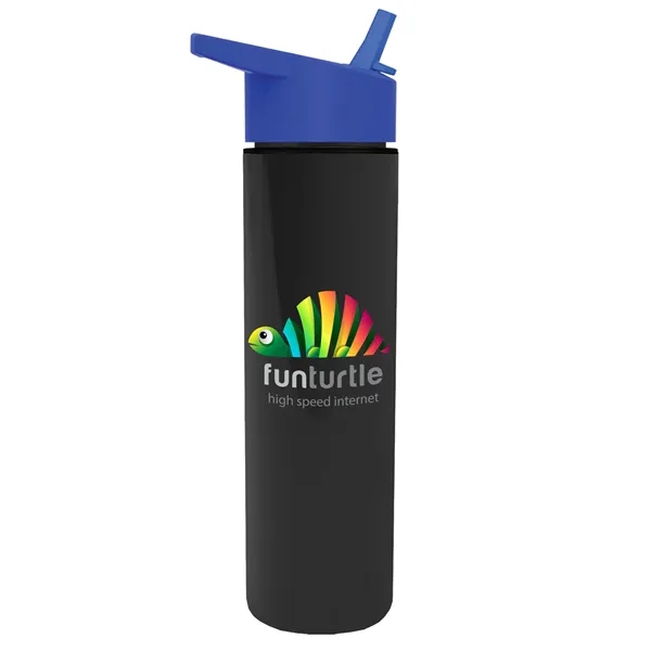16 oz. Double Wall Insulated Bottle with Flip Straw Lid. Bottle... from ASI 40480 Koozie Group