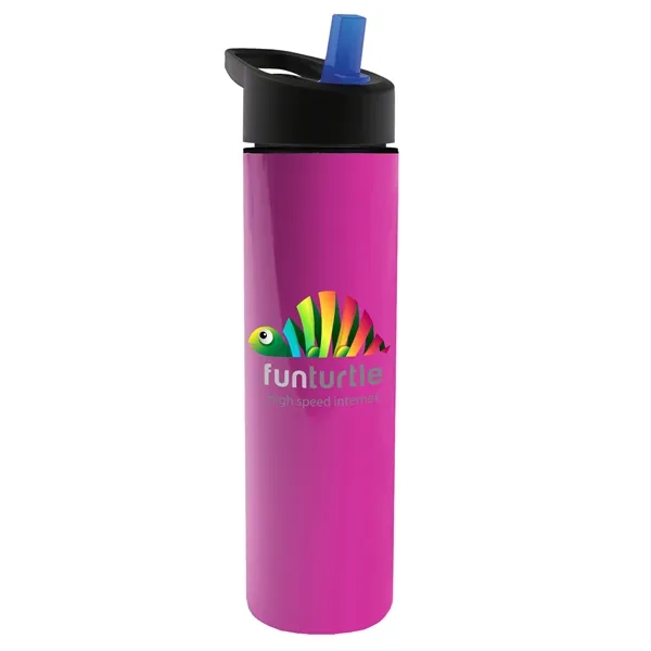 16 oz. Double Wall Insulated Bottle with Flip Straw Lid. Bottle... from ASI 40480 Koozie Group
