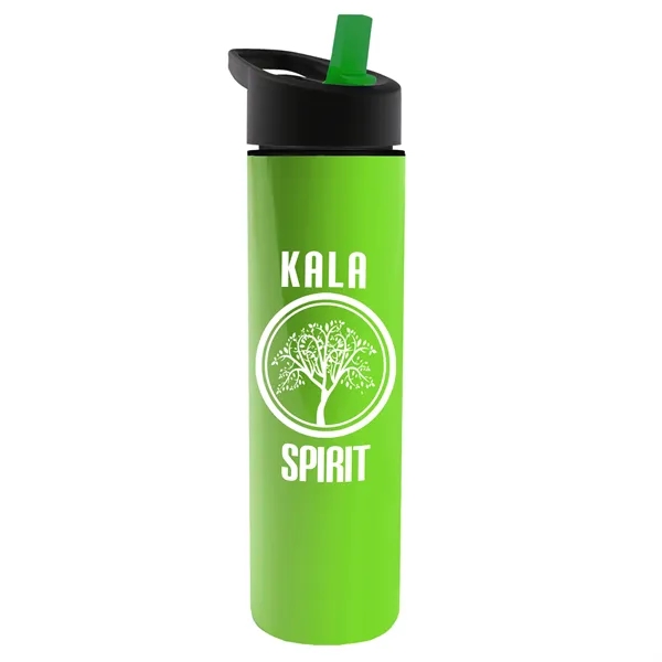 16 oz. Double Wall Insulated Bottle with Flip Straw Lid. Bottle... from ASI 40480 Koozie Group