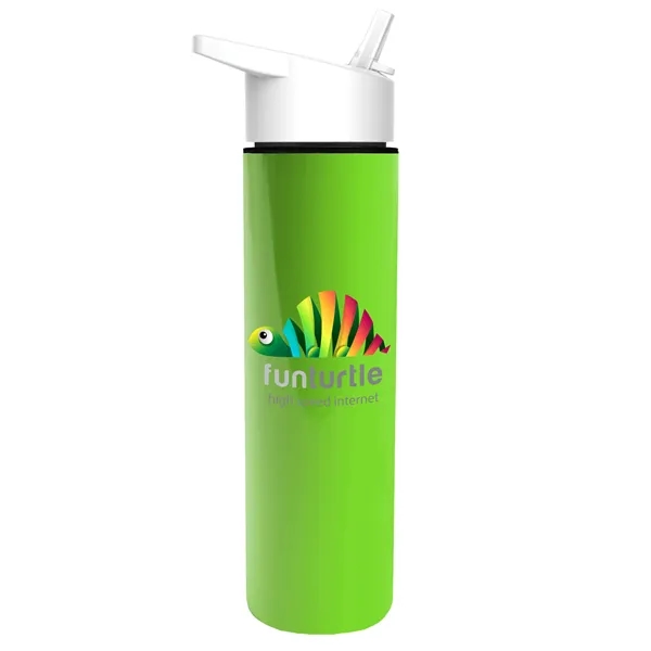 16 oz. Double Wall Insulated Bottle with Flip Straw Lid. Bottle... from ASI 40480 Koozie Group