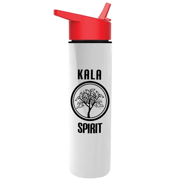 16 oz. Double Wall Insulated Bottle with Flip Straw Lid. Bottle... from ASI 40480 Koozie Group