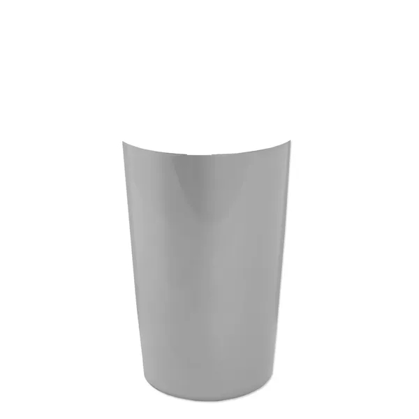 14 oz. Metallic Tumbler with 2-in-1 Flip and Straw lid. Top... from ASI 40480 Koozie Group