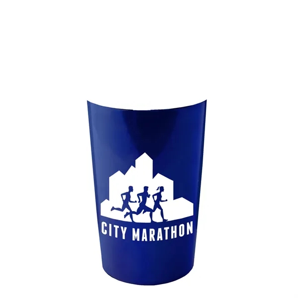 14 oz. Metallic Tumbler with 2-in-1 Flip and Straw lid. Top... from ASI 40480 Koozie Group