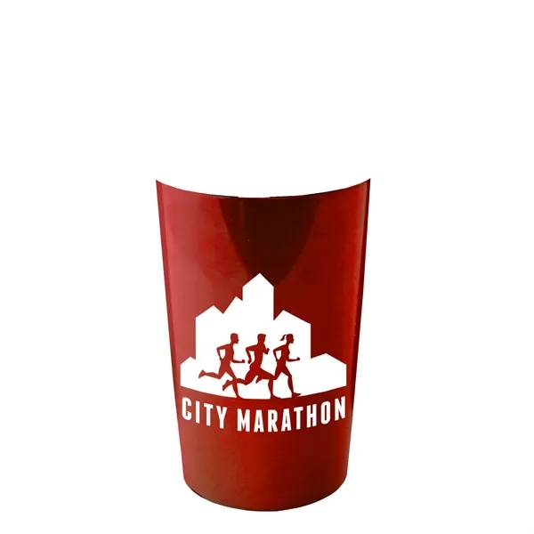 14 oz. Metallic Tumbler with 2-in-1 Flip and Straw lid. Top... from ASI 40480 Koozie Group