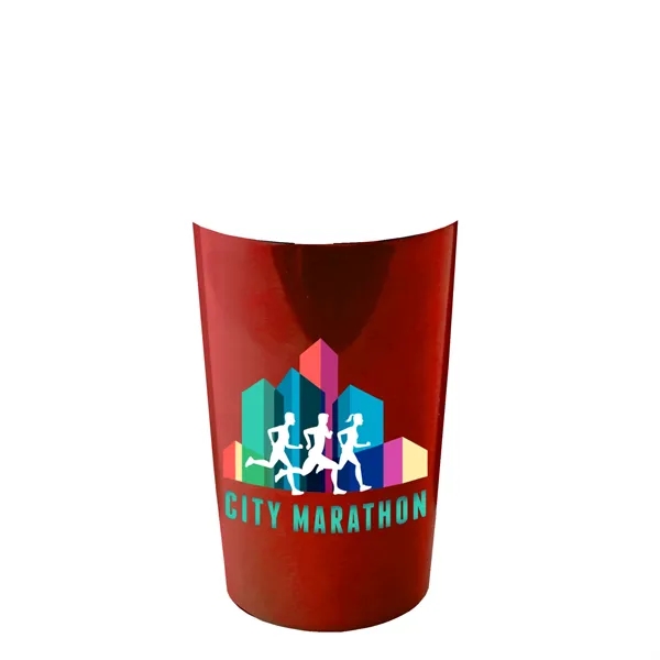 14 oz. Metallic Tumbler with 2-in-1 Flip and Straw lid. Top... from ASI 40480 Koozie Group