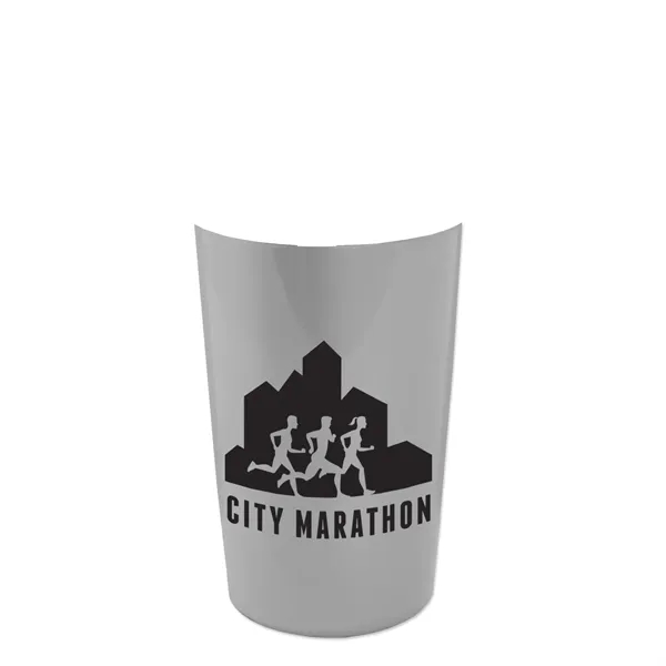 14 oz. Metallic Tumbler with 2-in-1 Flip and Straw lid. Top... from ASI 40480 Koozie Group