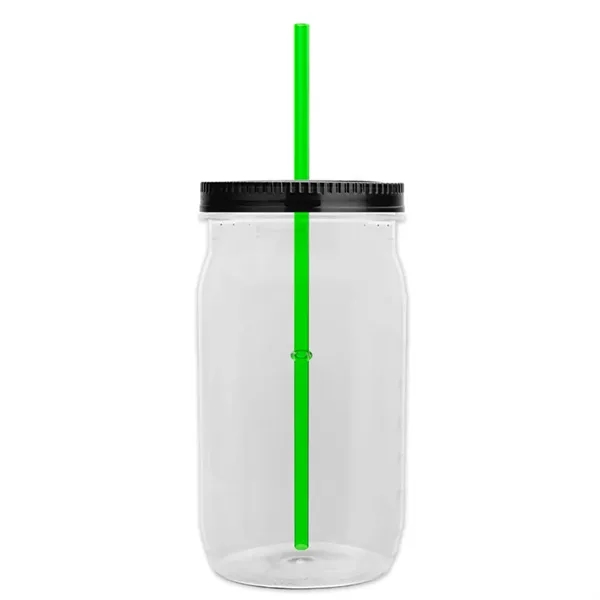 27 oz. Mason Jar - Screw-On Lid with Gasket Seal. Measurements... from ASI 40480 Koozie Group