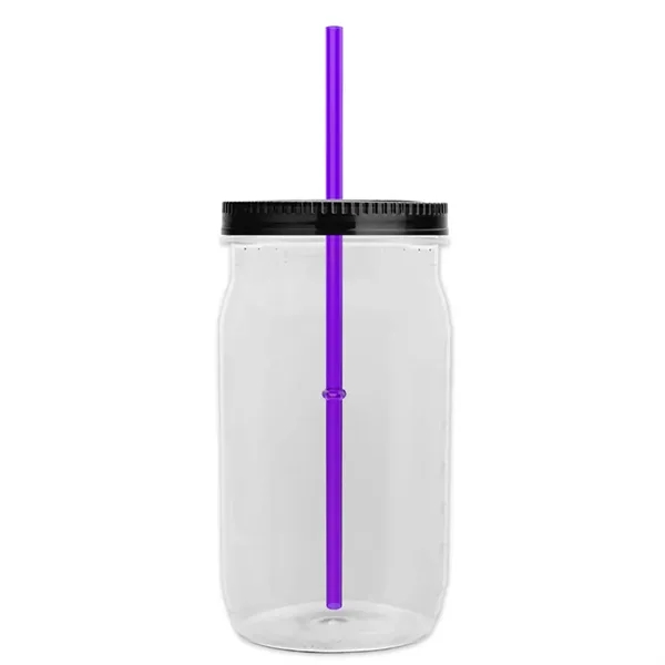 27 oz. Mason Jar - Screw-On Lid with Gasket Seal. Measurements... from ASI 40480 Koozie Group