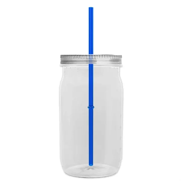 27 oz. Mason Jar - Screw-On Lid with Gasket Seal. Measurements... from ASI 40480 Koozie Group
