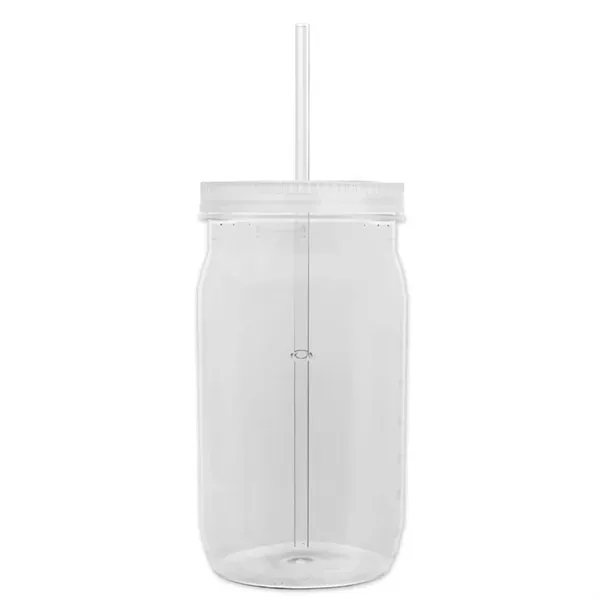 27 oz. Mason Jar - Screw-On Lid with Gasket Seal. Measurements... from ASI 40480 Koozie Group