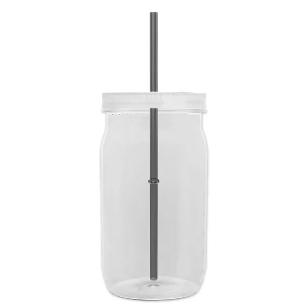 27 oz. Mason Jar - Screw-On Lid with Gasket Seal. Measurements... from ASI 40480 Koozie Group