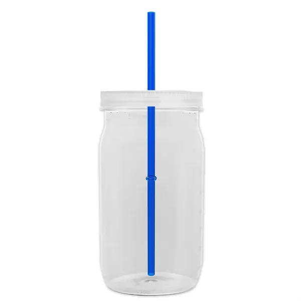 27 oz. Mason Jar - Screw-On Lid with Gasket Seal. Measurements... from ASI 40480 Koozie Group