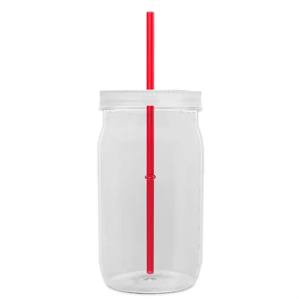 27 oz. Mason Jar - Screw-On Lid with Gasket Seal. Measurements... from ASI 40480 Koozie Group