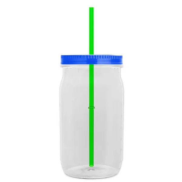 27 oz. Mason Jar - Screw-On Lid with Gasket Seal. Measurements... from ASI 40480 Koozie Group