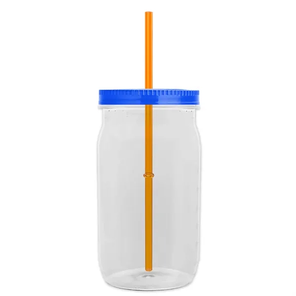 27 oz. Mason Jar - Screw-On Lid with Gasket Seal. Measurements... from ASI 40480 Koozie Group