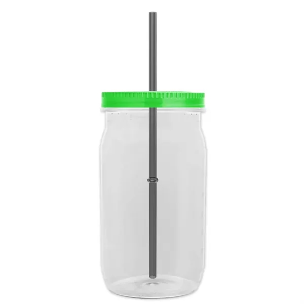 27 oz. Mason Jar - Screw-On Lid with Gasket Seal. Measurements... from ASI 40480 Koozie Group