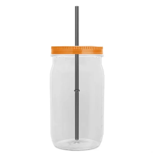 27 oz. Mason Jar - Screw-On Lid with Gasket Seal. Measurements... from ASI 40480 Koozie Group