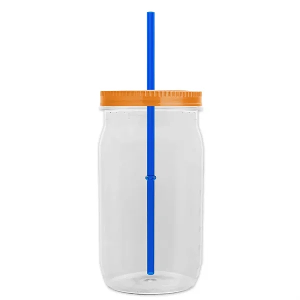 27 oz. Mason Jar - Screw-On Lid with Gasket Seal. Measurements... from ASI 40480 Koozie Group