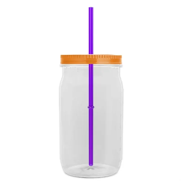 27 oz. Mason Jar - Screw-On Lid with Gasket Seal. Measurements... from ASI 40480 Koozie Group