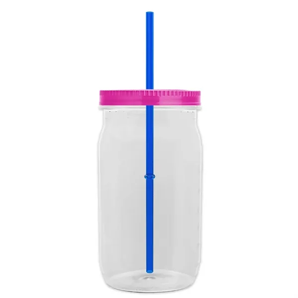 27 oz. Mason Jar - Screw-On Lid with Gasket Seal. Measurements... from ASI 40480 Koozie Group