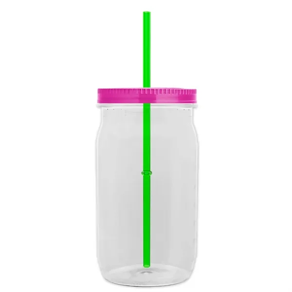 27 oz. Mason Jar - Screw-On Lid with Gasket Seal. Measurements... from ASI 40480 Koozie Group