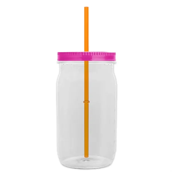 27 oz. Mason Jar - Screw-On Lid with Gasket Seal. Measurements... from ASI 40480 Koozie Group