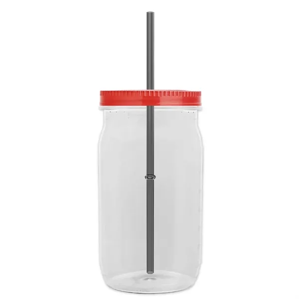 27 oz. Mason Jar - Screw-On Lid with Gasket Seal. Measurements... from ASI 40480 Koozie Group