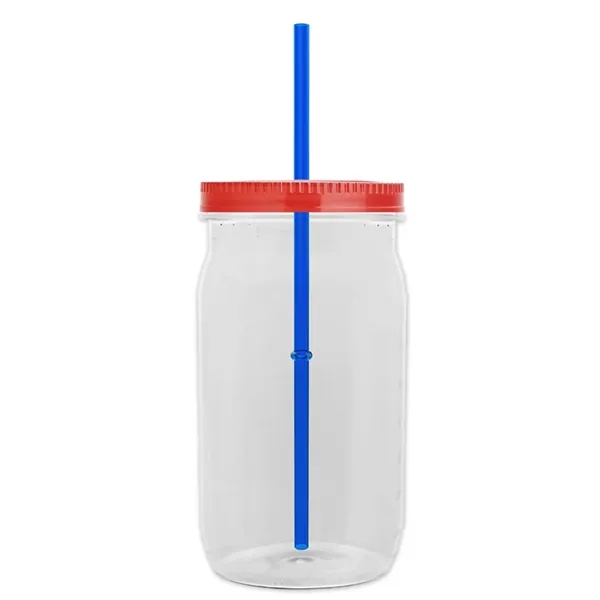 27 oz. Mason Jar - Screw-On Lid with Gasket Seal. Measurements... from ASI 40480 Koozie Group