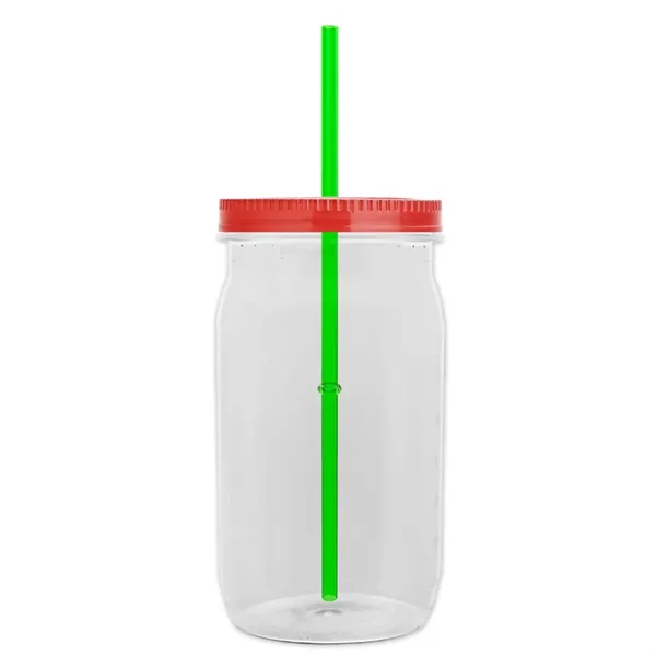 27 oz. Mason Jar - Screw-On Lid with Gasket Seal. Measurements... from ASI 40480 Koozie Group