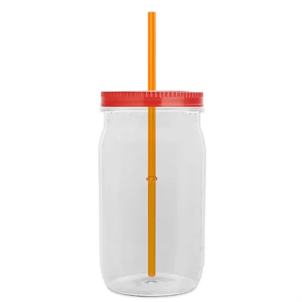 27 oz. Mason Jar - Screw-On Lid with Gasket Seal. Measurements... from ASI 40480 Koozie Group