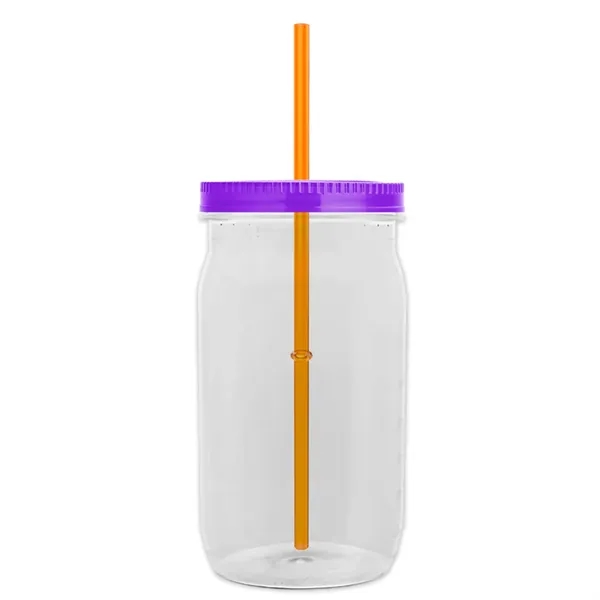 27 oz. Mason Jar - Screw-On Lid with Gasket Seal. Measurements... from ASI 40480 Koozie Group