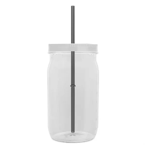 27 oz. Mason Jar - Screw-On Lid with Gasket Seal. Measurements... from ASI 40480 Koozie Group