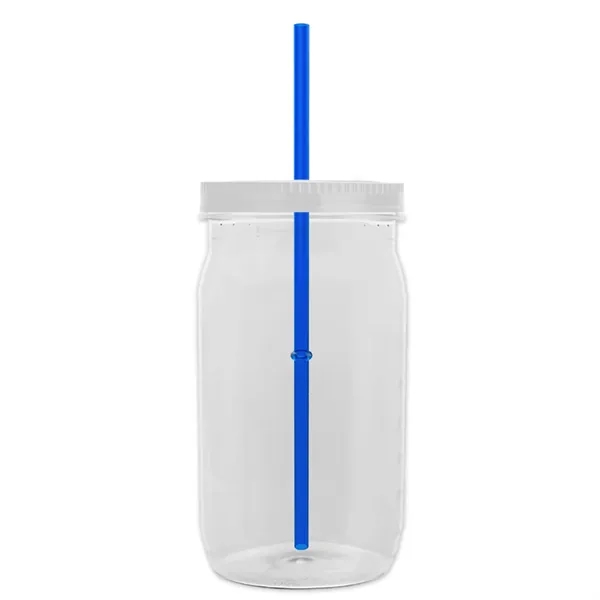 27 oz. Mason Jar - Screw-On Lid with Gasket Seal. Measurements... from ASI 40480 Koozie Group