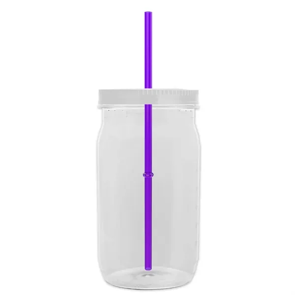 27 oz. Mason Jar - Screw-On Lid with Gasket Seal. Measurements... from ASI 40480 Koozie Group