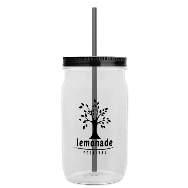 27 oz. Mason Jar - Screw-On Lid with Gasket Seal. Measurements... from ASI 40480 Koozie Group