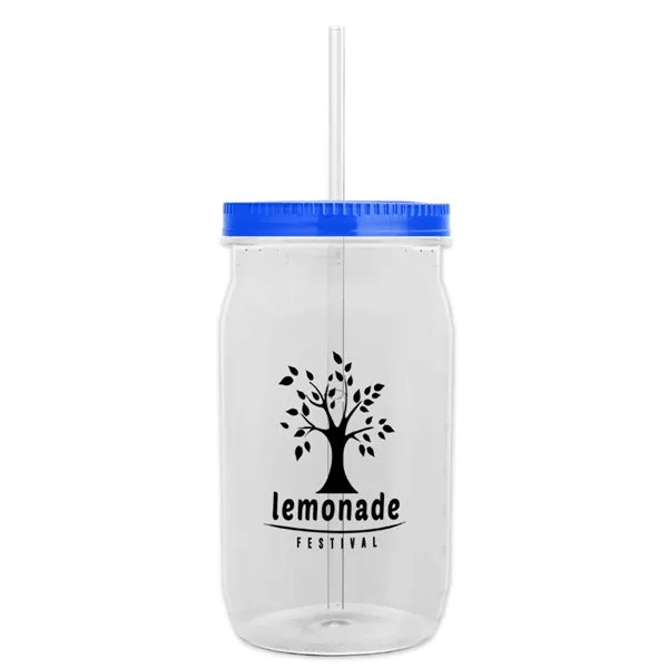 27 oz. Mason Jar - Screw-On Lid with Gasket Seal. Measurements... from ASI 40480 Koozie Group