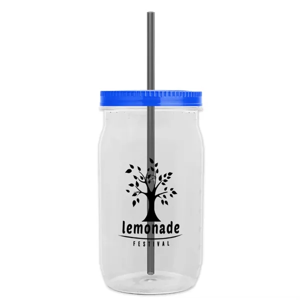 27 oz. Mason Jar - Screw-On Lid with Gasket Seal. Measurements... from ASI 40480 Koozie Group