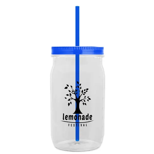 27 oz. Mason Jar - Screw-On Lid with Gasket Seal. Measurements... from ASI 40480 Koozie Group