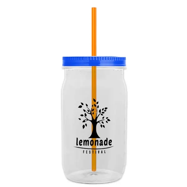 27 oz. Mason Jar - Screw-On Lid with Gasket Seal. Measurements... from ASI 40480 Koozie Group