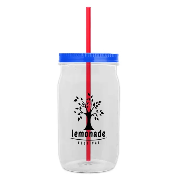 27 oz. Mason Jar - Screw-On Lid with Gasket Seal. Measurements... from ASI 40480 Koozie Group